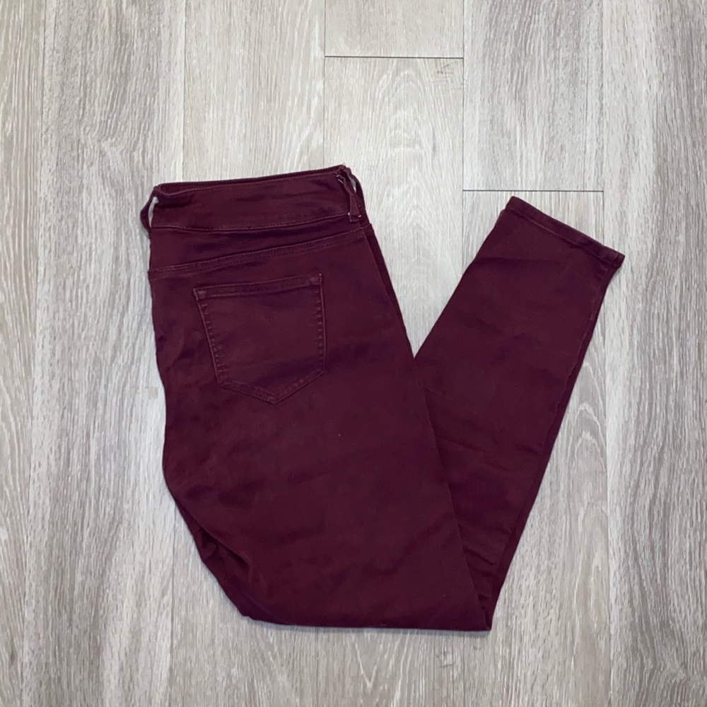 Maurices Crimson Jeggings